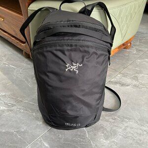 Arc'Teryx Heliad 15L Backpack 'Black Grey